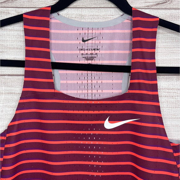 NWT Nike Dri-Fit ADV AeroSwift Running Singlet Women’s Size XS (DR5852-638) - Picture 4 of 10